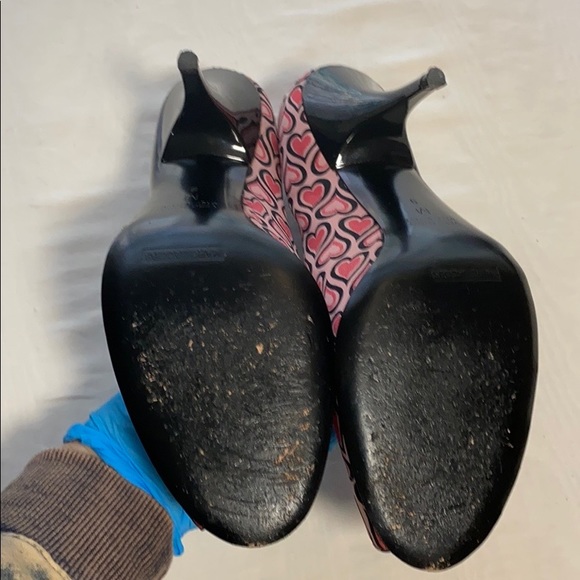 NIB MARC JACOBS FAB HEARTS PINK 9 - Picture 8 of 13